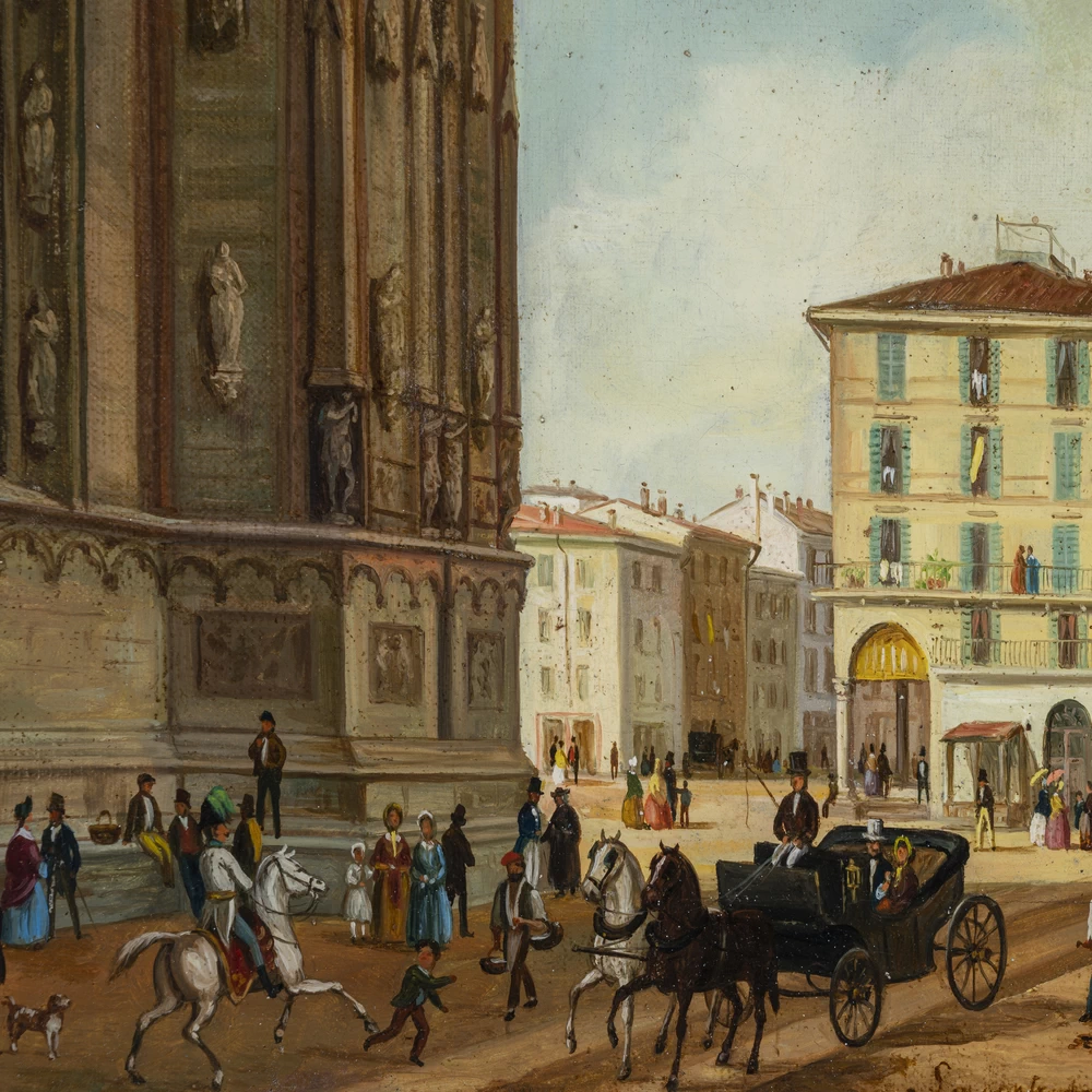 Piazza Duomo di Milano - dettaglio